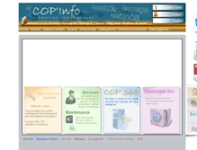 Tablet Screenshot of copinfo.fr